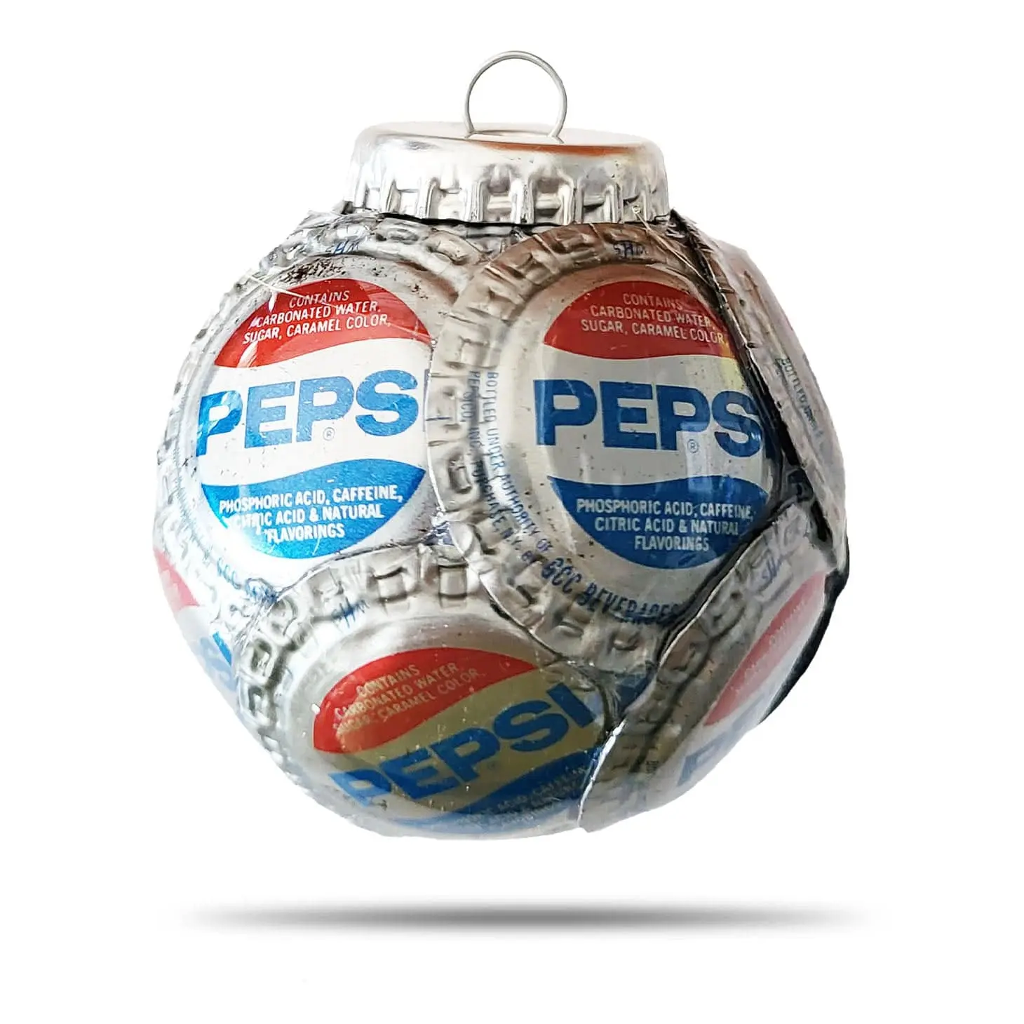 Vintage Pepsi Bottle Cap Ornament, Festive Decor, Home Room Decor