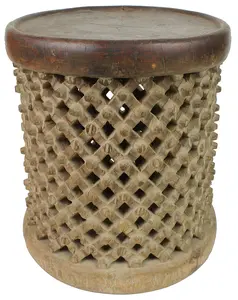 Bamileke Throne Spider Web Stool