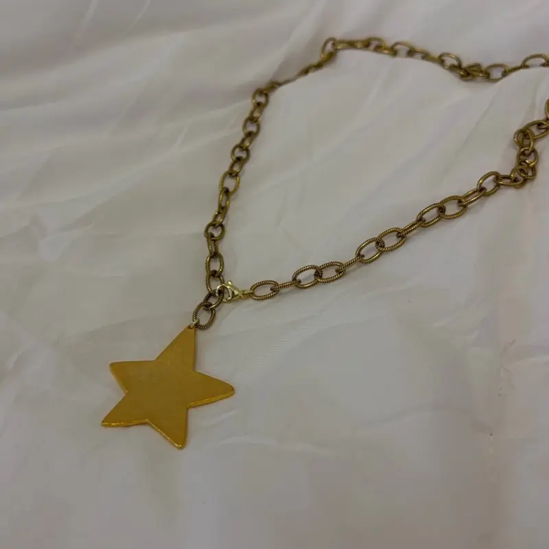 The Nova Necklace - Gold Star Pendant on Durable Chain for Everyday Wear