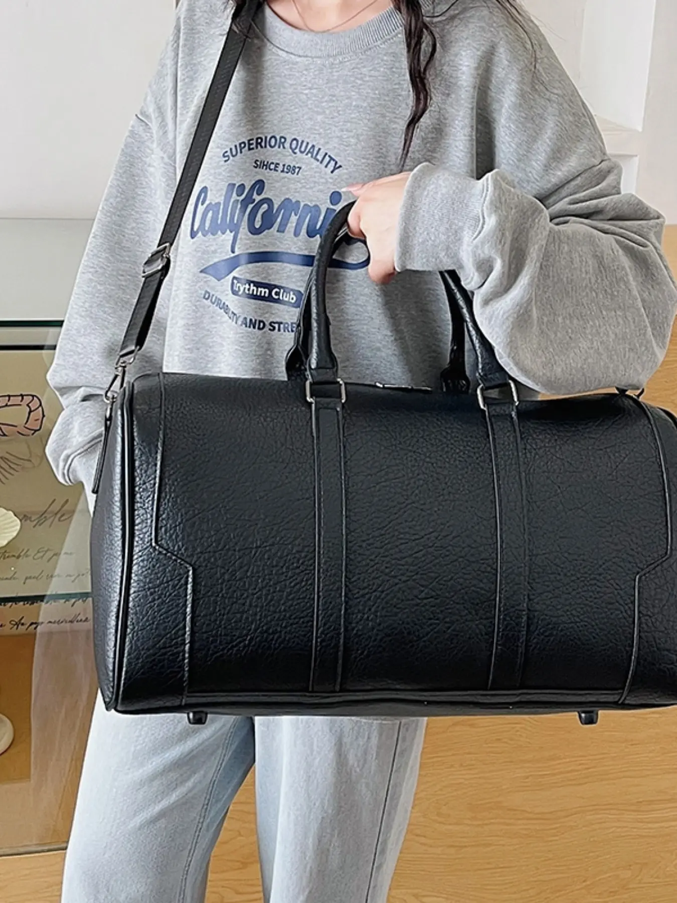 Large Capacity Travel Tote Bag, Travel Duffle Bag, Travel Duffels, Travel Weekender Bag, Weekender Duffel, Dry Wet Separation, Multi-Functional Shoulder Crossbody Handbag, Lightweight Student Backpack, Gym Bag