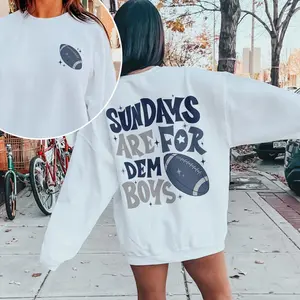 Youth Adult Sundays Are For Dem Boys Sweatshirt, Dallas Football Shirt, Game Day TShirt, Dallas Texas Football Season