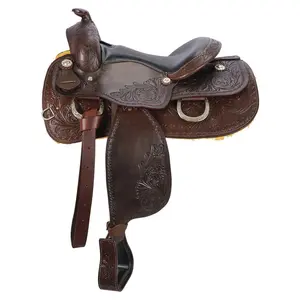 Schneiders Open Range II Tooled Western Show Saddle