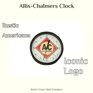 Allis-Chalmers 9" Wall Clock