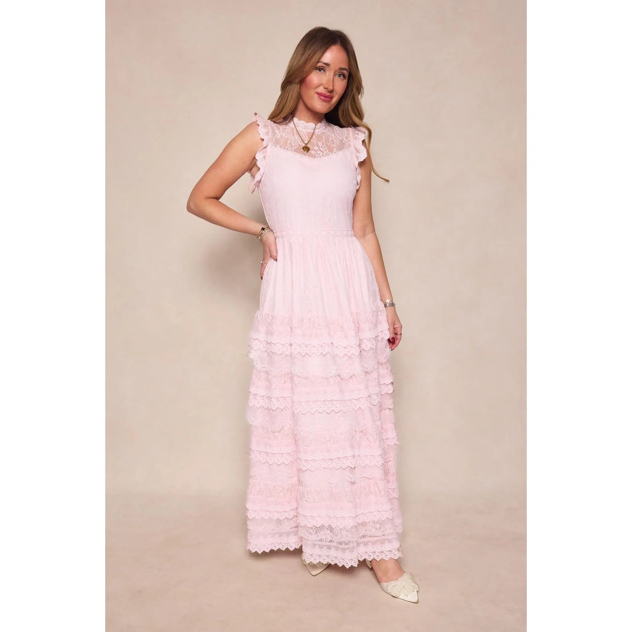 Annie Dress in Light Pink