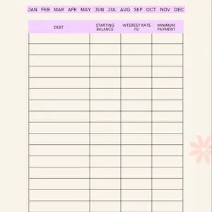 Monthly Budget Planner