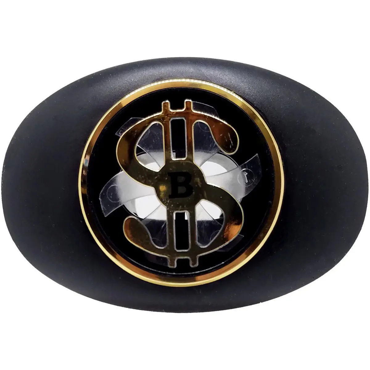 Battle Sports Money Spinner Oxygen Lip Protector Mouthguard - Black/Gold