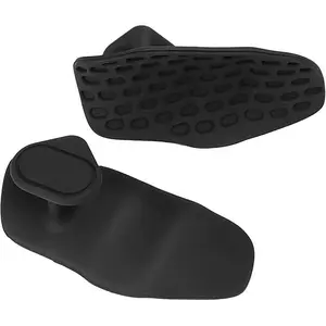 2pcs Silicone Hand Grip Strengthener, No-Weightlifting Gloves for Pull-Ups, Deadlifts & Gym Workouts, Non-Slip Palm Protector Pads