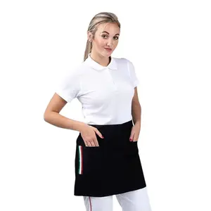 Bartender Black Kitchen Apron Napoli - MANELLI