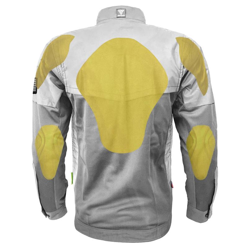 Summer Mesh Reflective Shirt "Twilight Titanium" - Gray with Pads