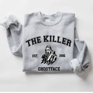 Vintage The Killer Est 1996 Ghostface Sweatshirt, Halloween Movies Characters Sweatshirt