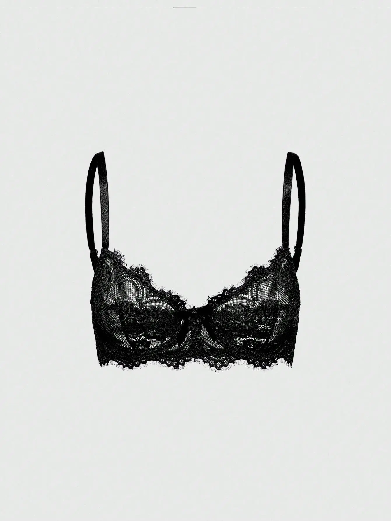 Lace Bralette Bra for Women – Elegant Lingerie Top with Adjustable Straps