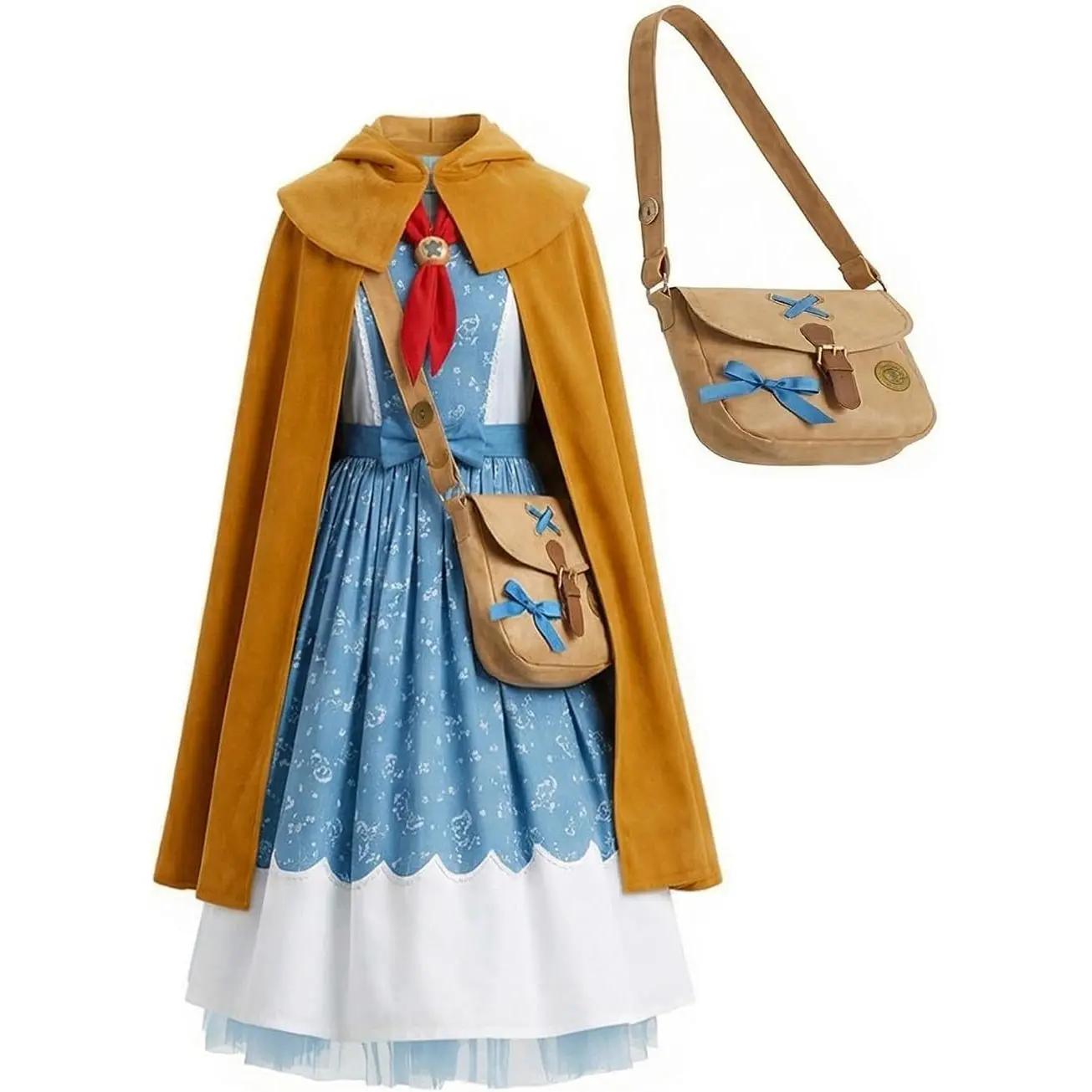 Toitaly Cosplay Bag Dress Cloak Costume Girls Women Halloween Party Outfits