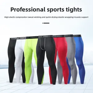 Skinny sweatpants men's basketball running sports training compression leggings quick-drying breathable sweat-wicking high-elastic fitness wear