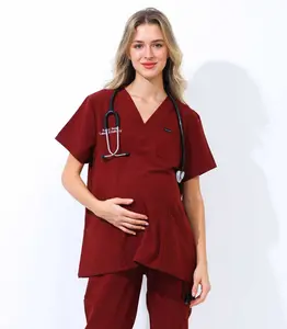 Alina Mae Maternity Nursing Scrub Top for Women - Workwear for Pregnant Women - Breathable and Quick-Dry - Clothing Breathable Clothing Comfortable Uniform Comfort