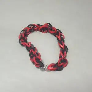 black and red bracelet