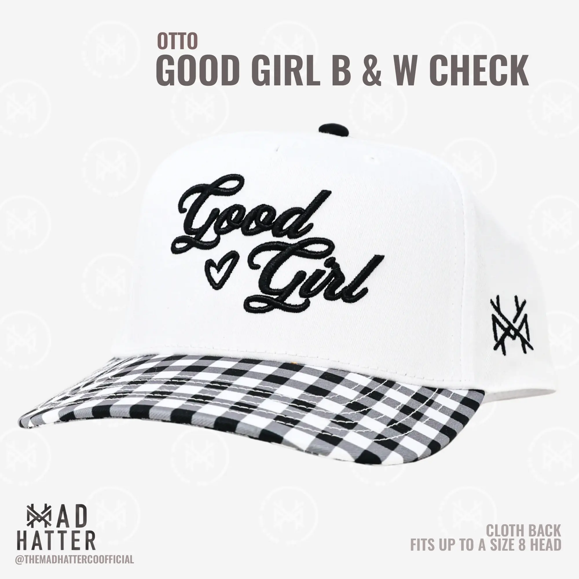 Retro Check Black/White