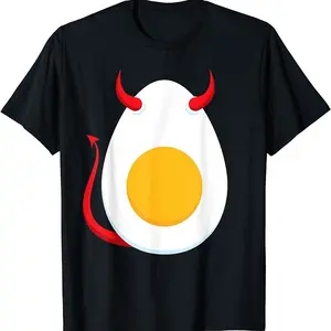 Pretend I'm A Deviled Egg Funny Teacher Halloween Costume T-shirt