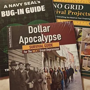 The Ultimate Survival Bundle | 3 Books (No Grid Survival Projects, A Navy Seal's Bug-In Guide, Dollar Apocalypse)