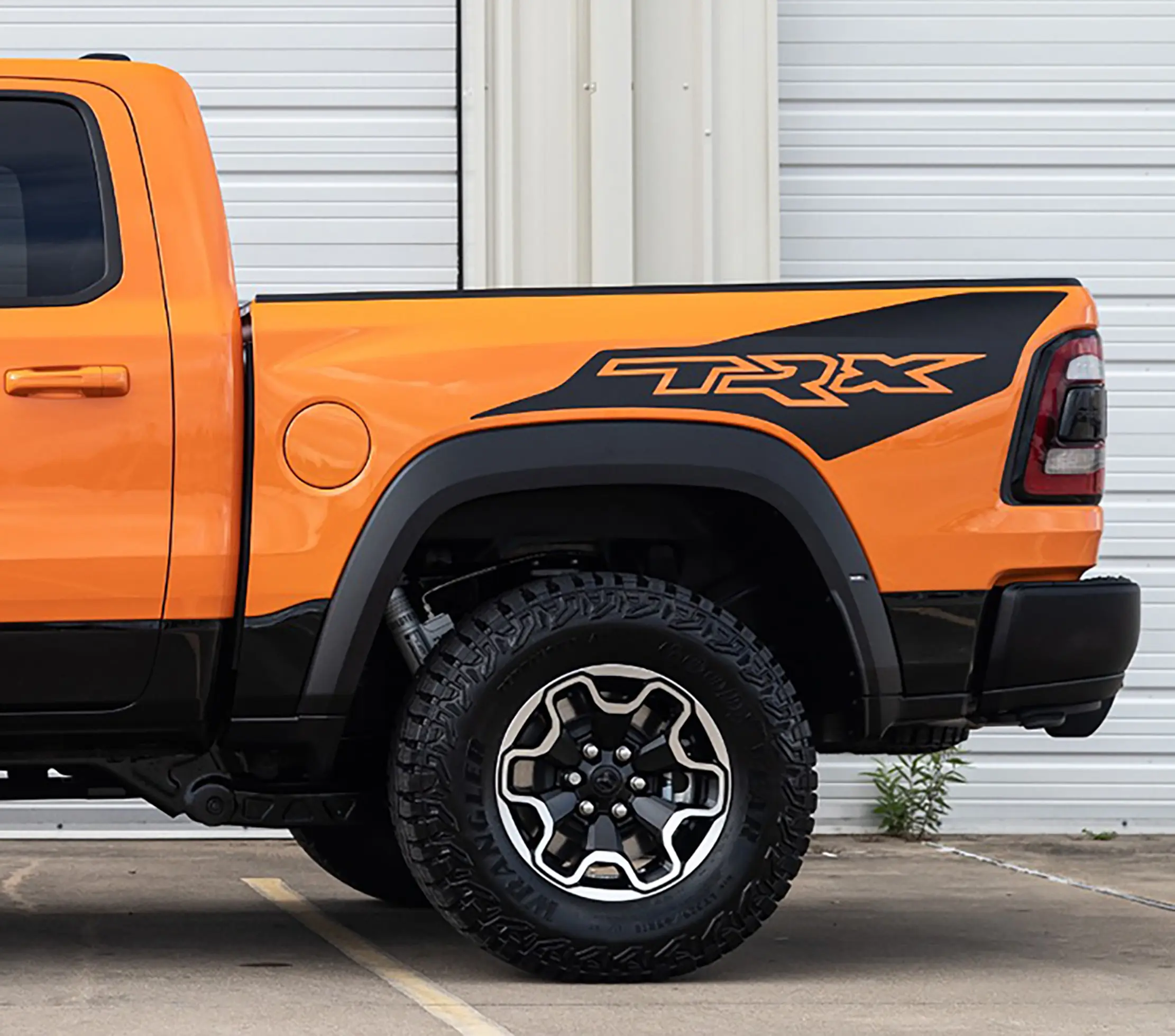Fits 2021-2023 RAM 1500 TRX Cutout Bedside Graphics
