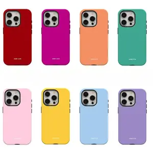 Phone Case for IP 17/16/15/14/13/12/11 Series (Pro, Pro Max & Standard) - Trendy Elegant Solid Color Matte Texture, Shockproof Drop & Scratch Protection, Anti-Stain Durable Lightweight Premium Cover