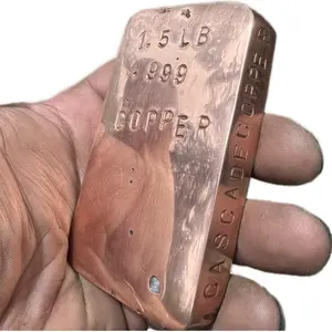 Cascade Copper – 1.5 LB Hand-Poured Copper Bar