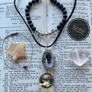 Mystery Natural Crystal Jewelry and Decor Box