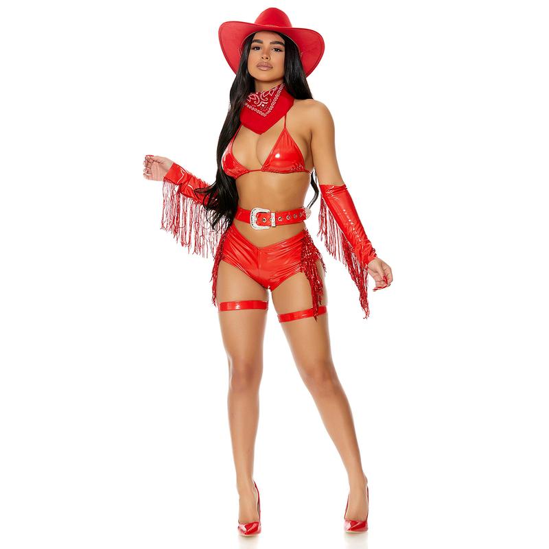 Forplay Women's Halloween Ride Em Sexy Cowgirl Costume