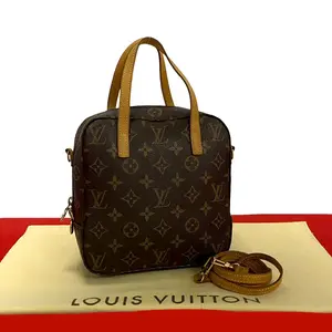 Pre-owned Louis Vuitton Canvas Shoulder Bags Spontini Monogram 2way Bag