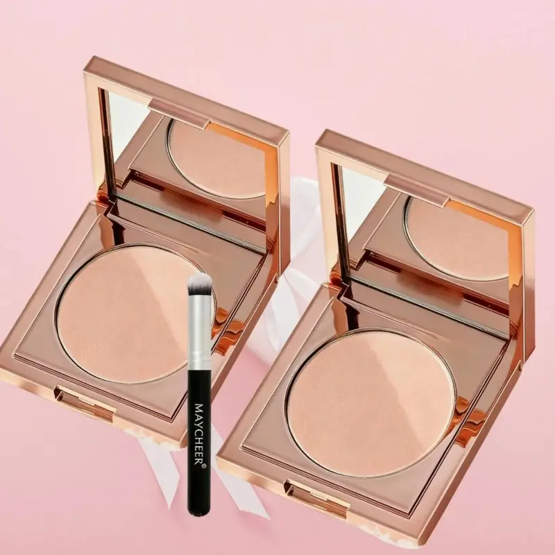 Soft Matte Makeup Finish Waterproof Concealer Foundation Set - Buy One Get One Free with Free Brush Set for a limited time - For Concealing Dark Circles & Evens Skin Tone, Flawless Complexion - Safe Ingredients -Achieve flawless makeup- Box Cosmetic