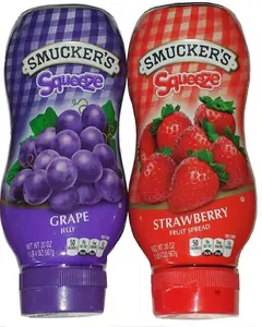 Grape Jelly & Strawberry Fruit Spread, 20 oz bottles