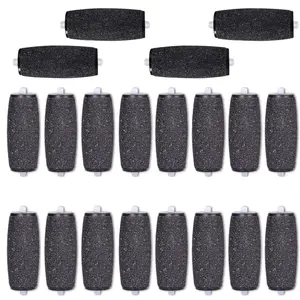 20Pcs Replacement Roller Heads for Amope Pedi Refills Electronic Foot File (Extra Coarse) Black - Home Improvement.