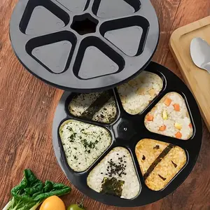 6-In-1 Sushi Bento Mold, Versatile Food Storage Container, Perfect for Organizing Meals, Durable Design, Ideal for Home & Office Use