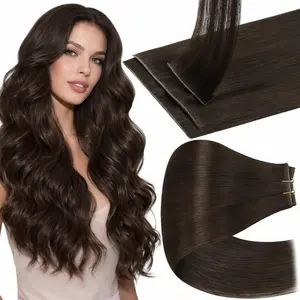 [New Colors] Full Shine Injected Seamless Clip In Injection Hair Extensions Invisi Edge PU Clip ins Real Human Hair Blonde Highlight Seamless Clip in Human Hair Extensions PU Skin Weft Add Volume 6 Pcs 100 Grams Hairpiece #SummerVibes
