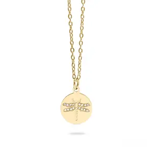 Cartouche Dragonfly Necklace