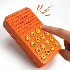 Classic Fun Sound Machine with 16 Sounds, Learn Animals, Instruments, Daily Objects, Transportation, Kids Cognitive Development Toy