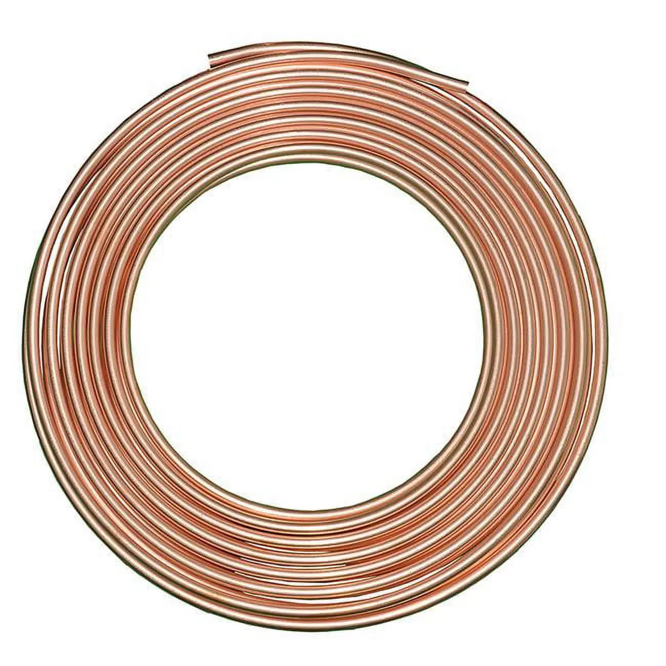 212 MAIN JMF 49853 Corrosion Resistant Flexible Coiled Copper Utility Tubing Water Pipe - 0.25in x 20ft x 0.03in, Easy to Join, Meets Copper Tube Standards, Compatible with Pipe Fittings & Accessories, for Residential Water Supply Lines