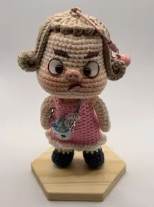 Handmade Crochet Doll - Cute for Home Decor.