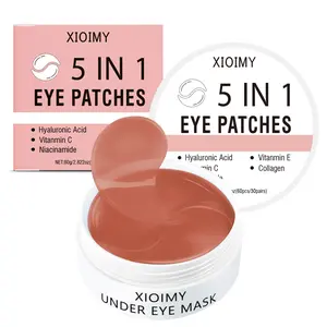 60pcs Eye Mask Set, Rich in Hyaluronic Acid & Vitamin E/c, Moisturizing & Brightening, Suitable All Skin Types, Single Pack