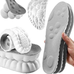 Insoles for Women Man,Cloud insoles for Men Women,4D Cloud Soles for Men Soft Memory Foam Cushioning Insoles - Trim to Fit Steppers Insoles