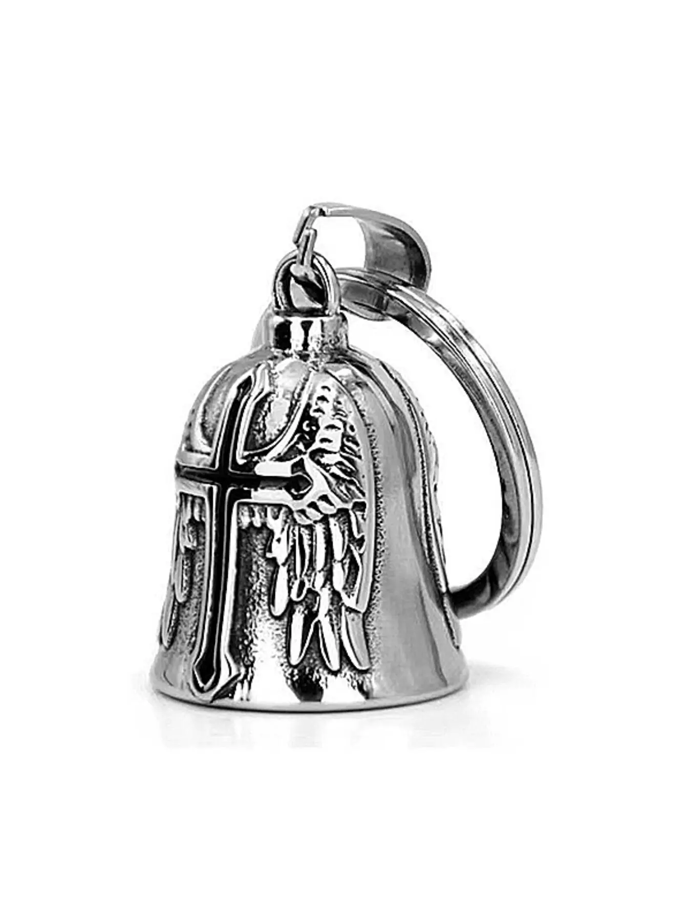 Motorcycle Bell Keychain, Unisex Riding Accessory, Lucky Rider Bell, Spiritual Bell, Motorcycle Gear, Key Charms, Includes Hook, Perfect for Riders