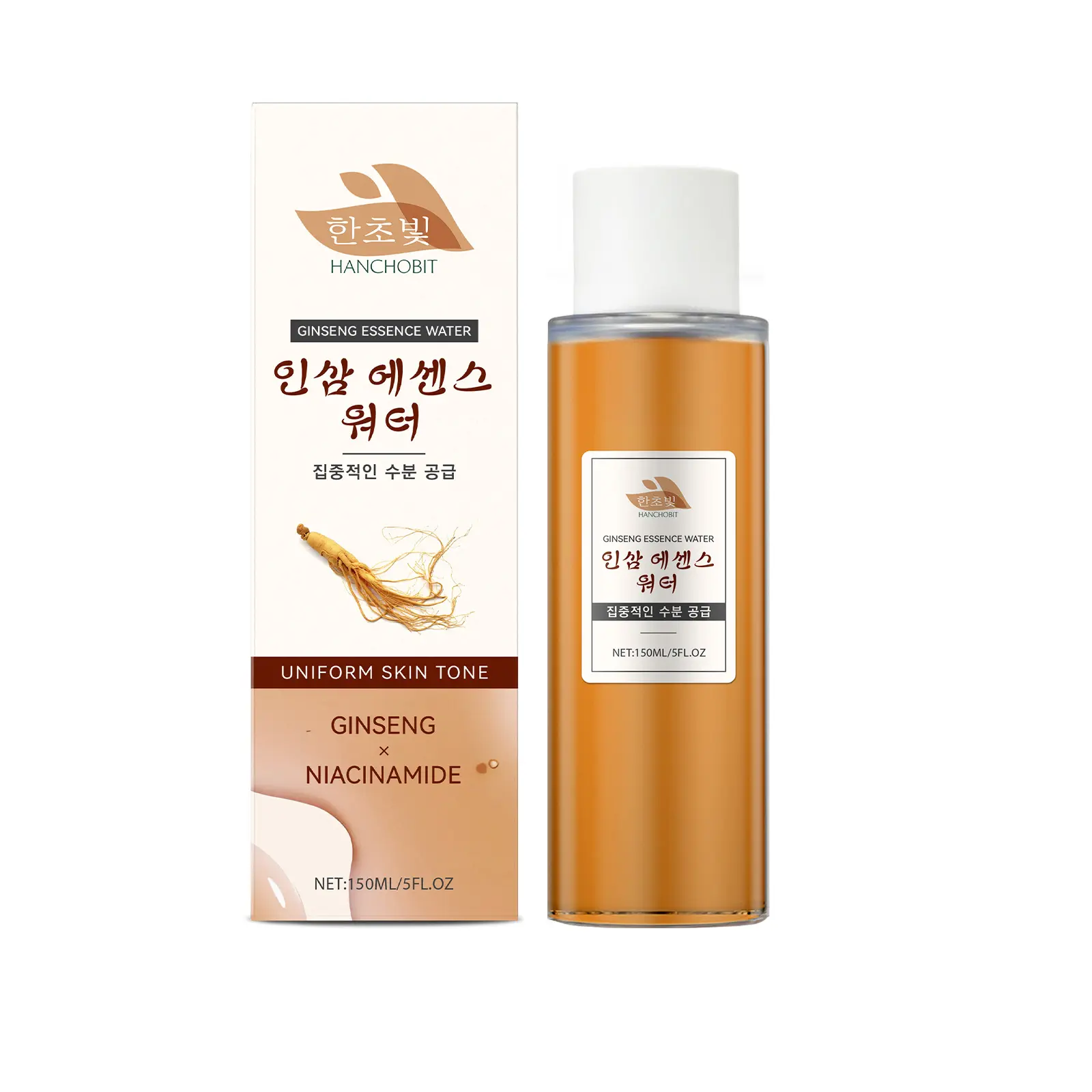 HANCHOBIT Ginseng Essence Toner Moisturizing Hydrating Brightening Oil Control Essence Spray Universal Makeup Water Brightening Hydrating Exfoliating Toner ultra    cream Moisturizing Cream with Collagen and Hyaluronic Acid Unisex  Moisturizing Cream