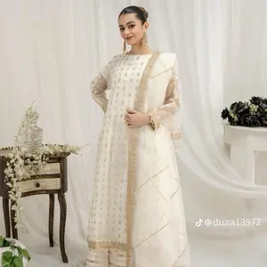 Pakistani Party Wear Suits - Small Body/Bust 36 Inch  Medium Body/Bust 40 Inch  Large Body/Bust 44 inch