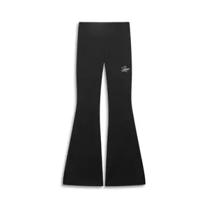 PUMA Womens Essentials Script Logo Flare Leggings Casual - Black