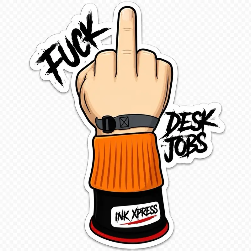 Fck Dsk Jbs Cutom sticker