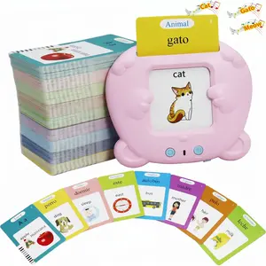 Bilingual English & Spanish Talking Flash Cards for Kids Ages 2-8 | 224 Sight Words Interactive Educational Toy | Preschool Vocabulary Learning | Summer Travel Indoor Outdoor Fun | Perfect Kids Gift | Outdoorfun Interaction summerwins,summerwins Kit