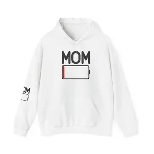 Men's Hooded Sweatshirt with Long Battery Life, Casual Tops, Classic Ribbed Fabric
