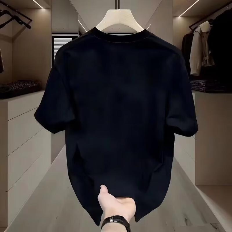 Eagle graphic t-shirt with lightning design, loose and comfortable fit, unisex, men's short sleeve round neck street style t-shirt summer and spring, casual, clothing, suitable for men, women, moms and friends, couple style, fashionable and loose, youthf