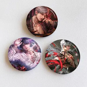 Love And Deep Space Game Round Button Pins Slogan Creative Brooches Backpack Clothes Decoration Fashion Cartoon Jewelry Gifts