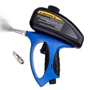 Sand Blaster Gun for Air Compressor, Adjustable Flow Anti-Clog Design, Easy Control Abrasive Blasting Tool for Rust & Paint Removal, Ideal for Metal, Car Parts & Small Detail Work