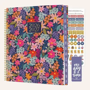2026–27 Soft Cover Planner, 8.5" x 11" | Floral Fiesta